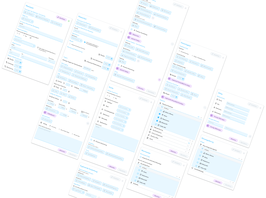 Vertragsübersicht Screenshot
